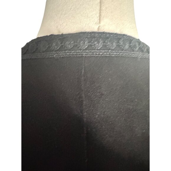 ZARA XS Faux Suede Fringed Trim Boho Jacket in Black Women’s Festival - Picture 15 of 16